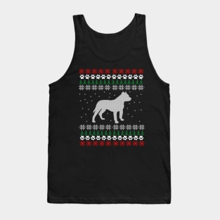 Pitbull Ugly Christmas Sweater Gift Tank Top